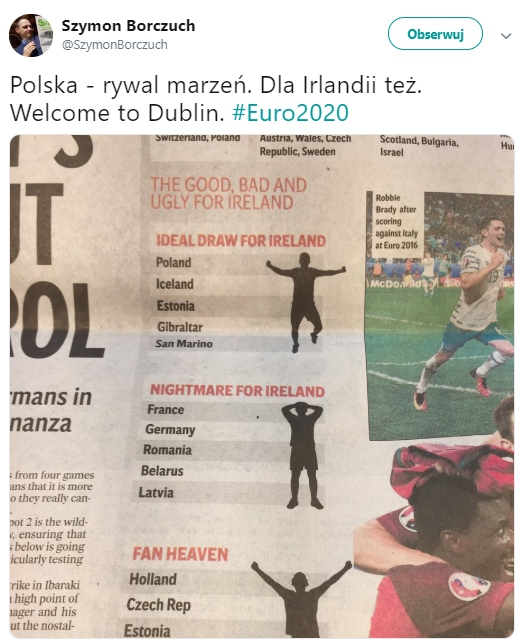 Polska rywalem marzeń dla tej reprezentacji... :D